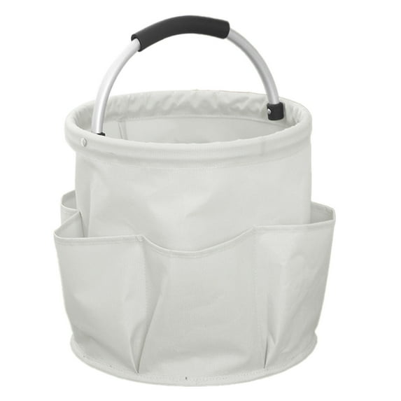 Cleaning Caddy with Handle Foldable Tool Bag Organizer with Multiple Pockets Portable Cleaning Supply Organizer for Household Detailing Supplies Towels and Cleaning Products Storage