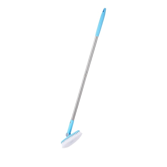 PRETXORVE Window Squeegee, Floor Scrub Brush with Long Handle Strong Extendable Floor Scrubbers Shower Kitchen Grout Tile Wall Decks Brush for Scrubbing Heavy Duty