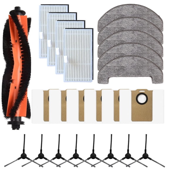 Cleaning Components Monsga Ms1 Max Efficient Cleaning Mop Cloth Easy Installation High Capacity Main Side Brush