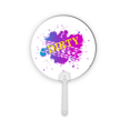 Cleaning Dirty Stain Tire Marks Plastic Round Handheld Fan Decorations