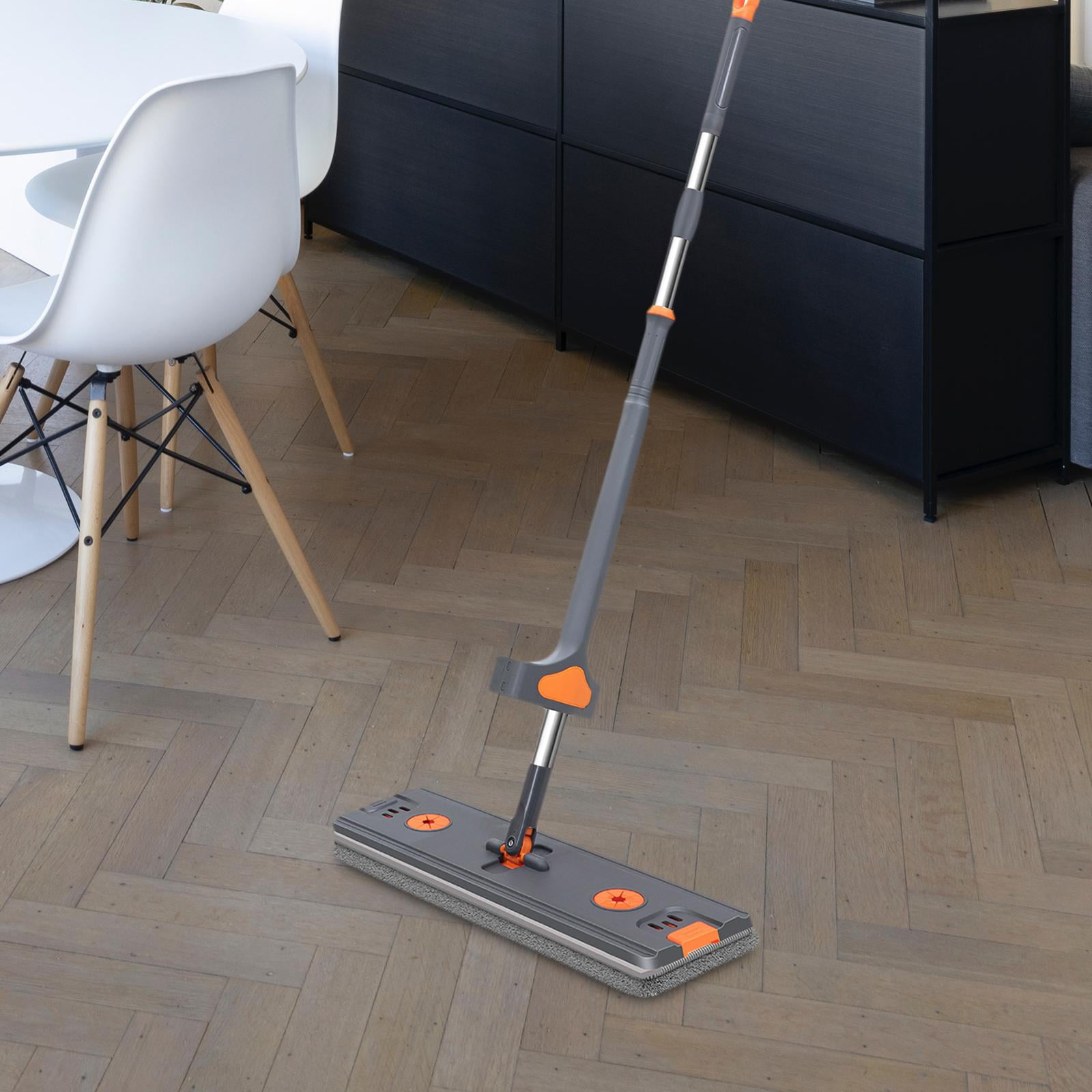 Self-Wringing Twist Mop With 57" Handle – Heavy Duty Microfiber Mop For Hardwood, Tile & Laminate Floors