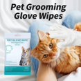 thumbnail image 1 of Cleaning Glove for Dog and Cat, Wipes Gloves for Dog and Cat Fur Face, Ear, Eye, Paws Cleaning Wipes Pet Wash Free Gloves, Grooming Wipes for Pet No Rinse Thick Dog Wipes Gloves(6 Pcs), 1 of 9