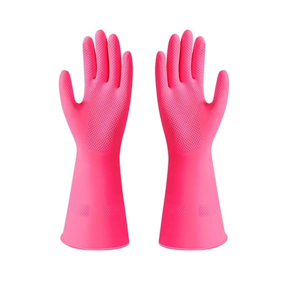 Cleaning Gloves Dishwashing Gloves - Thickened Rubber, Household Kitchen Utility, Ergonomic Comfort, Multi-Purpose Protection for Chores