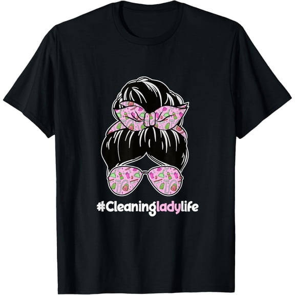 Cleaning Lady Life Housekeeper Expert Cleaner Housekeeping T-Shirt