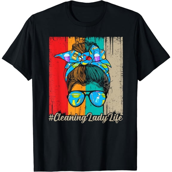 Cleaning Lady Life Housekeeping Expert Housekeeper T-Shirt