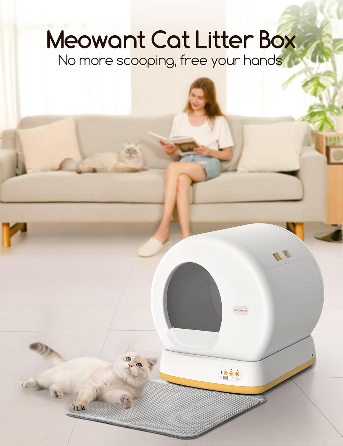Multo Casts -Cleaning Litter Box with APP Control, Odor Isolation, Safety System ...
