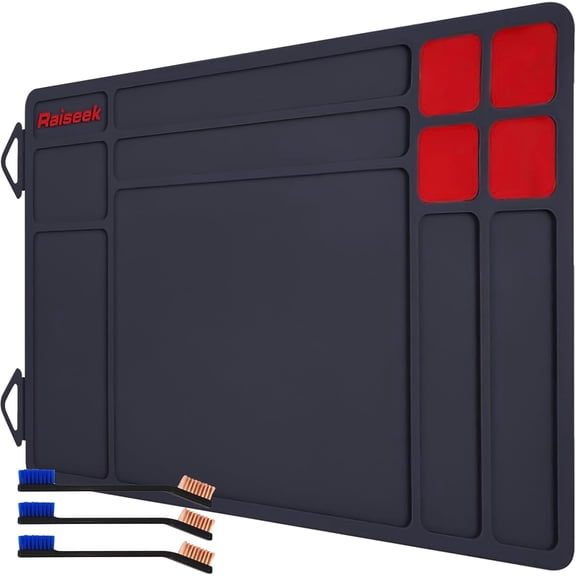 Cleaning Mat, Pistol Gun Maintenance Mat,Anti-Slip Rubberized Repair Mat 15.9" x 9.8"