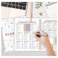 thumbnail image 1 of Cleaning Planner, Cleaning Schedule and Checklist Organizer, Daily Weekly Monthly Household Cleaning Planner, Chore Chart Notebook, Family Cleaning Tasks, DIY Improvement, Editable Template - (Whith), 1 of 9