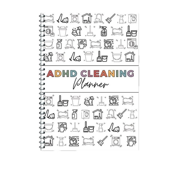 Cleaning Planner, Daily Weekly Monthly Yearly Household Cleaning Planner, Cleaning Schedule and Checklist Organizer Notebook Do-it-Yourself Home Improvement