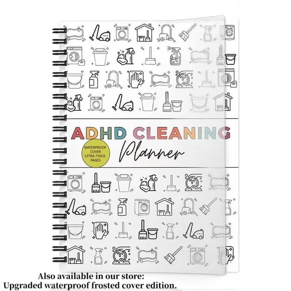 Cleaning Planner & Schedule Checklist Organizer  Daily, Weekly, Monthly & Annual Chore Chart Notebook, Durable Household Management Journal for Home & Family Tasks, Gift-Ready