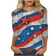 thumbnail image 1 of Cleaning Plus Size Patriotic T-Shirts for Women Independence Day Tee Shirts Statue of Liberty Graphic Tunic Blouses Scooped Neck Tee Short Sleeve Tops Causal Retro Tunic Tops Workout Summer 2025, 1 of 5