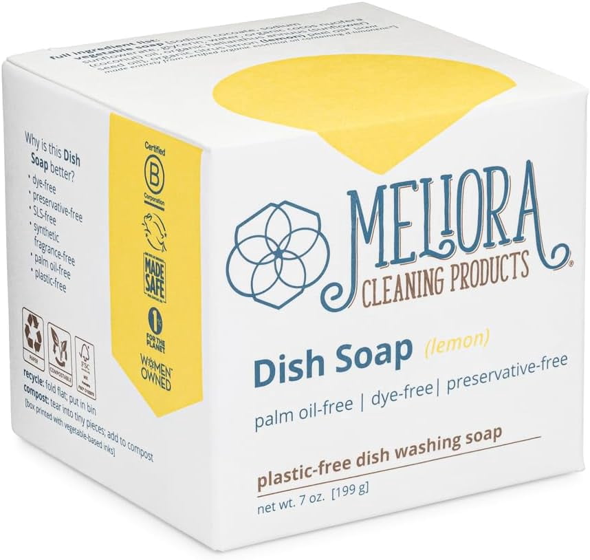Cleaning Products Dish Soap Bar, Lemon