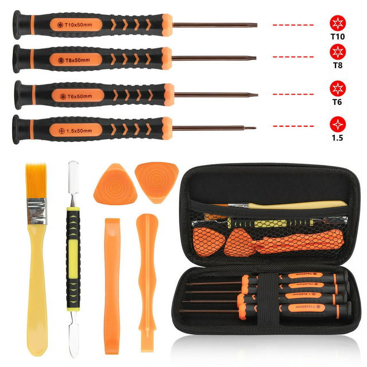 Cleaning Repair Tool Kit for PS4 PS5, T6 T8 T10 Torx Security