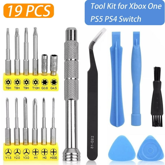 Cleaning Repair Tool Set Screwdriver Kit for PS5/PS4 Xbox One Controller Console