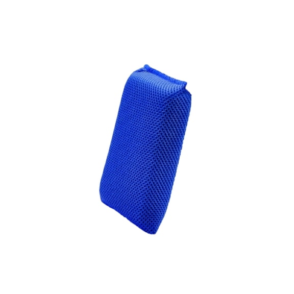 Cleaning Sponge Block, Mesh Scouring Pad & Kitchen Dish Scrubber, 4.7 x 3.1 x 1.6in Multi-Purpose Countertop Tool for Household Cleaning Tasks