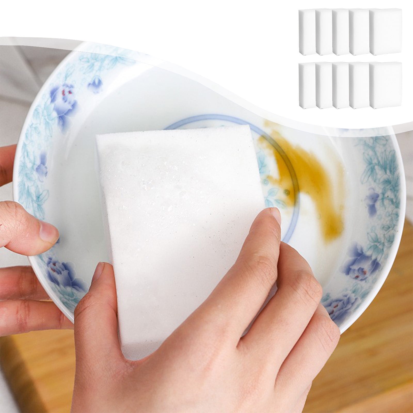 View of Cleaning Sponge, Nano Sponge, Efficient Dirt and Grime Removal, for ...