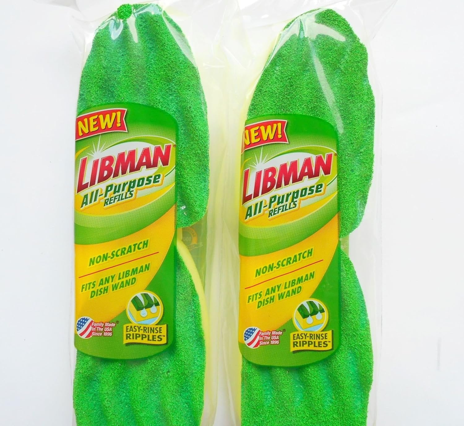 Cleaning Sponge Refill Pads NonScratch Libman AllPurpose 22 Packs