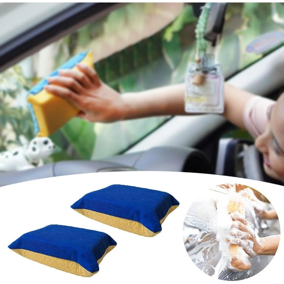 Cleaning Sponge, Window Defogger Sponge, Super Absorbent Large Sponge, Auto Window Cleaner No Scratch, Sponges for Cleaning The Mirrors Glass and Windows
