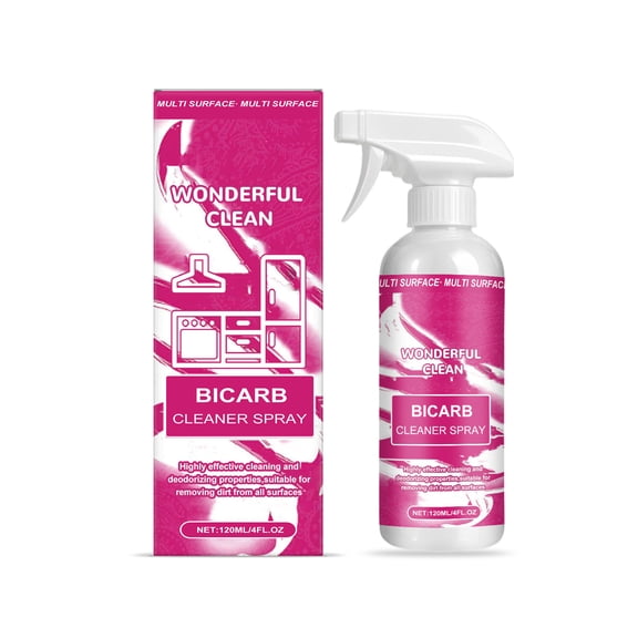 Cleaning Spray 120ml Powerful Degreaser Odor Eliminator Multi-surface Cleaner for Kitchen Bathroom Countertops Stovetops Sinks Easy Spray and Wipe Formula