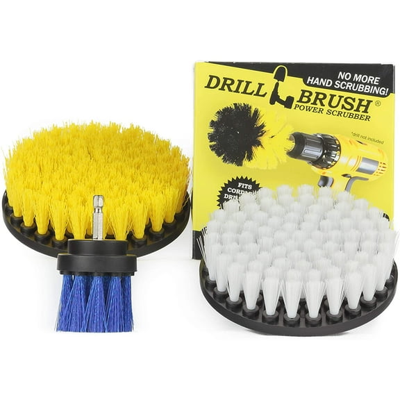 Cleaning Supplies - Bathroom Accessories - Drill Brush - Grout Cleaner - Sink - Bathtub - Bath Mat - Shower Cleaner - Glass Cleaner - Shower Doors - Hot Tub - Scrub Brush - Spa - Pool Brush