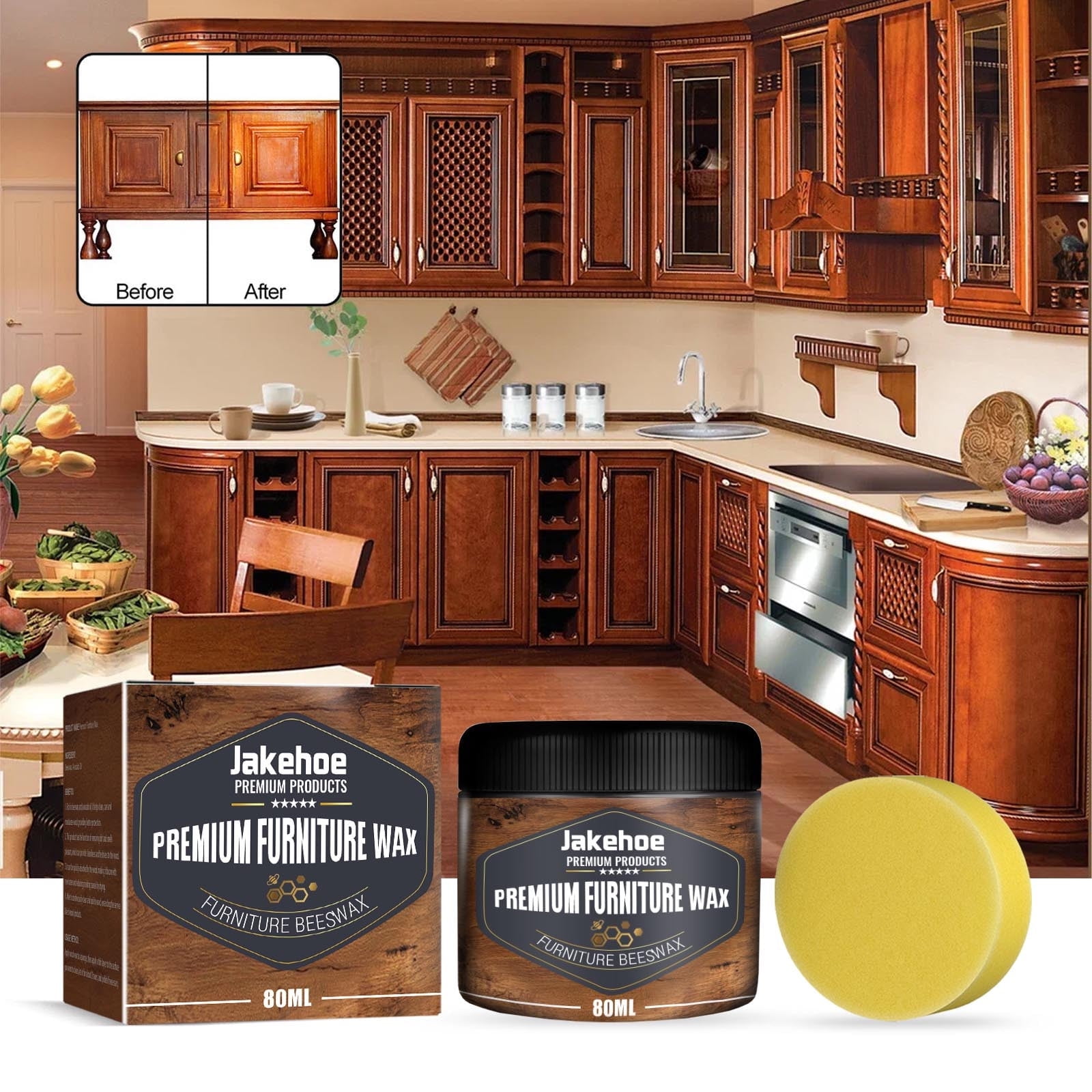 Cleaning Supplies Beeswax Furniture Polish Furniture Wood Polish And ...