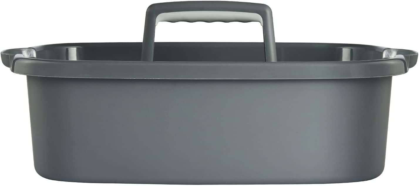 Cleaning Caddy Organizer with Handle, Gray Plastic Bucket for Cleaning  Supplies Products, Cleaning Tool Storage Tote, 2 Pack - Yahoo Shopping