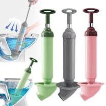 Cleaning Supplies Clearance! New Toilet Plunger High Pressure Drain Clog Remover Powerful Air Plunger Plunger Drain Clog Remover Tool for Toilets Bathroom Floor Drain Clogged Kitchen Pipe 1 Toilet