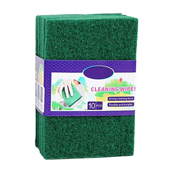 QTOCIO Cleaning Wipes, Thickened 10 Pcs Polyester Material Kitchen Dishwashing Brush Pot Cleaning Cloth Rust Removal Dishwashing Cloth