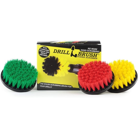 Cleaning Supplies - Drill Brush - Multi-use Spin Brush Kit - Kitchen Tools - Stove, Sink, Flooring - Grout Cleaner - Shower Curtain - Bath Mat - Bathroom Accessories - Bathtub - Bidet - Shower Cleaner