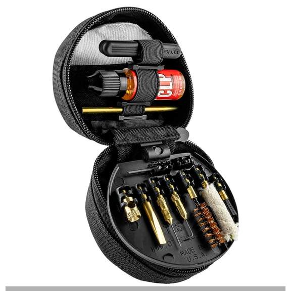 OTIS .40 Caliber firearm Cleaning Kit, Includes Cleaning Rods, Brushes, Patches, Compact Design (FG-645-41)