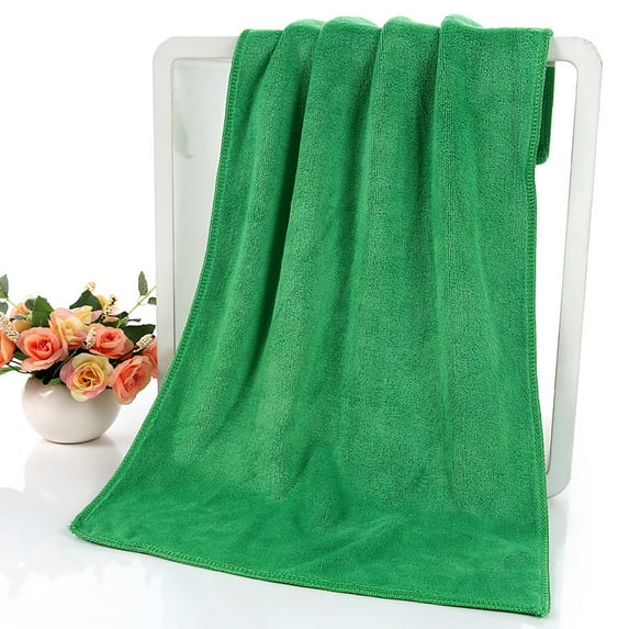 Cleaning Towel Green, Cleaning Towels Absorbent Towels Towelscleaning Wash Microfiber Towels Towels Car Car Multifunctional Cleaning Car Bathroom Products(Cleaning Towel*1)