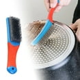 thumbnail image 1 of Cleaning Wire Brush Heavy Duty Stainless Steel Wire Brush For Cleaning Metal And With Rubber Handle Soap for Kitchen with Sponge Holder Adult Bottle Brush with Stand Dish Washing Sponge Scrubbing, 1 of 7