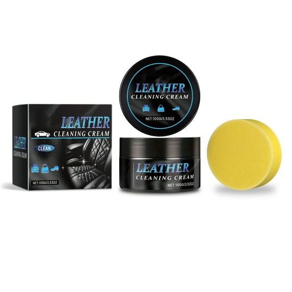 Cleaning and Care Cream and Cleaning Paste for Leather Care Automotive Interior Leather Cleaning Cream Car Leather Conditioner Oil Paste, Multicolor