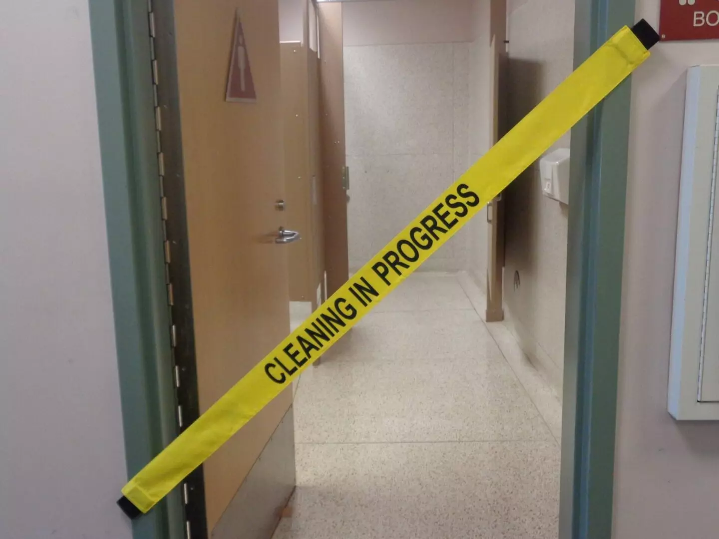 Cleaning in Progress Sign - Nylon Banner with Magnetic Ends - Walmart.com