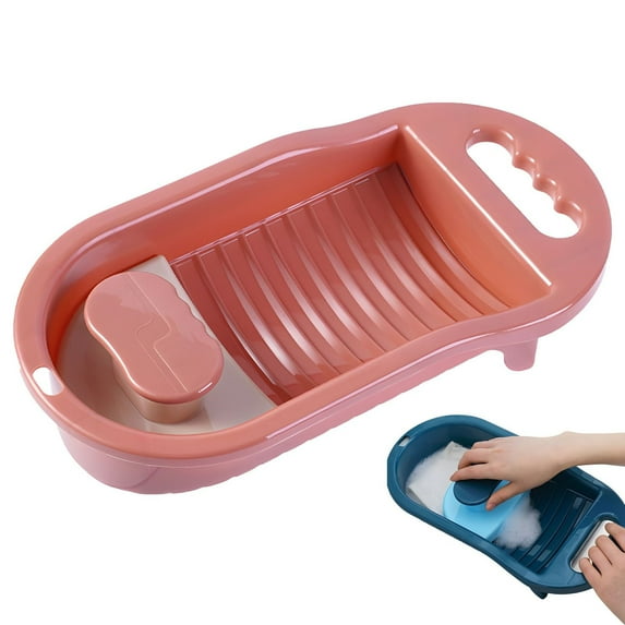Cleaning supplies Household Laundry Board Plastics Clothes Laundry Board Hand Washing Board Portable Hand Washing Clothes Tool Scrubboards Clothes Cleaning Tools For Home School Dormit