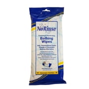 Cleanlife Products No-rinse Bathing Wipes Alcohol-Free 8 x 8 Inch , 8 Packs of 8 Wipes 64 Count