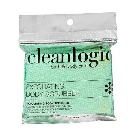 Cleanlogic Exfoliating Body Scrubber, 1 Ea, 2 Pack