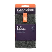 Cleanlogic Exfoliating Body Scrubber, Detoxify Charcoal Infused for Clean, Smooth Skin, 1 Count