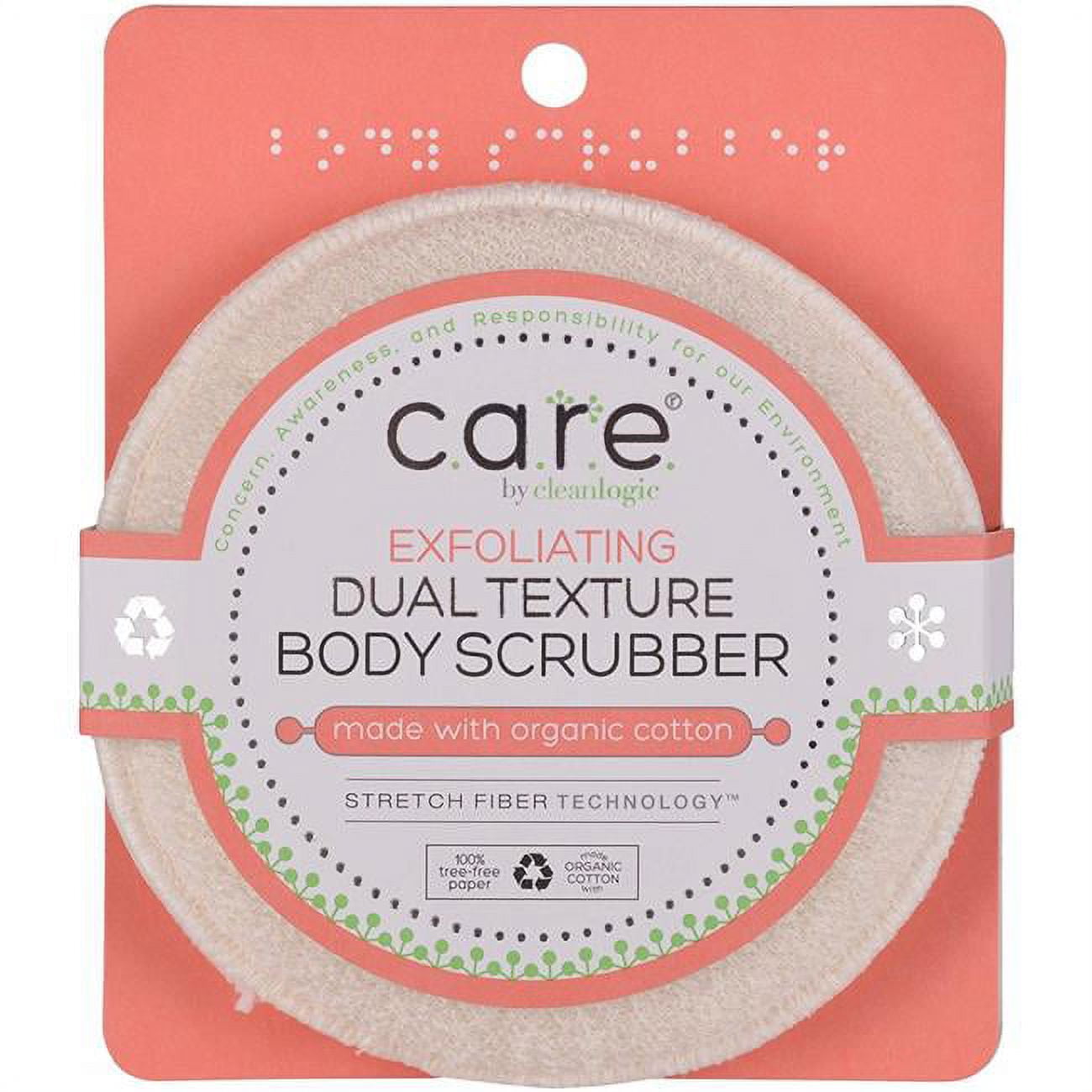 Cleanlogic Exfoliating Dual Texture Face & Body Scrubber