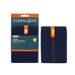 Cleanlogic Sport Large Body Scrubber, Exfoliating Body Tool for Smooth Skin
