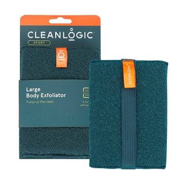 Cleanlogic Sport Exfoliating Body Scrubber, Large Exfoliator Tool for Clean, Smooth Skin, 1 Count