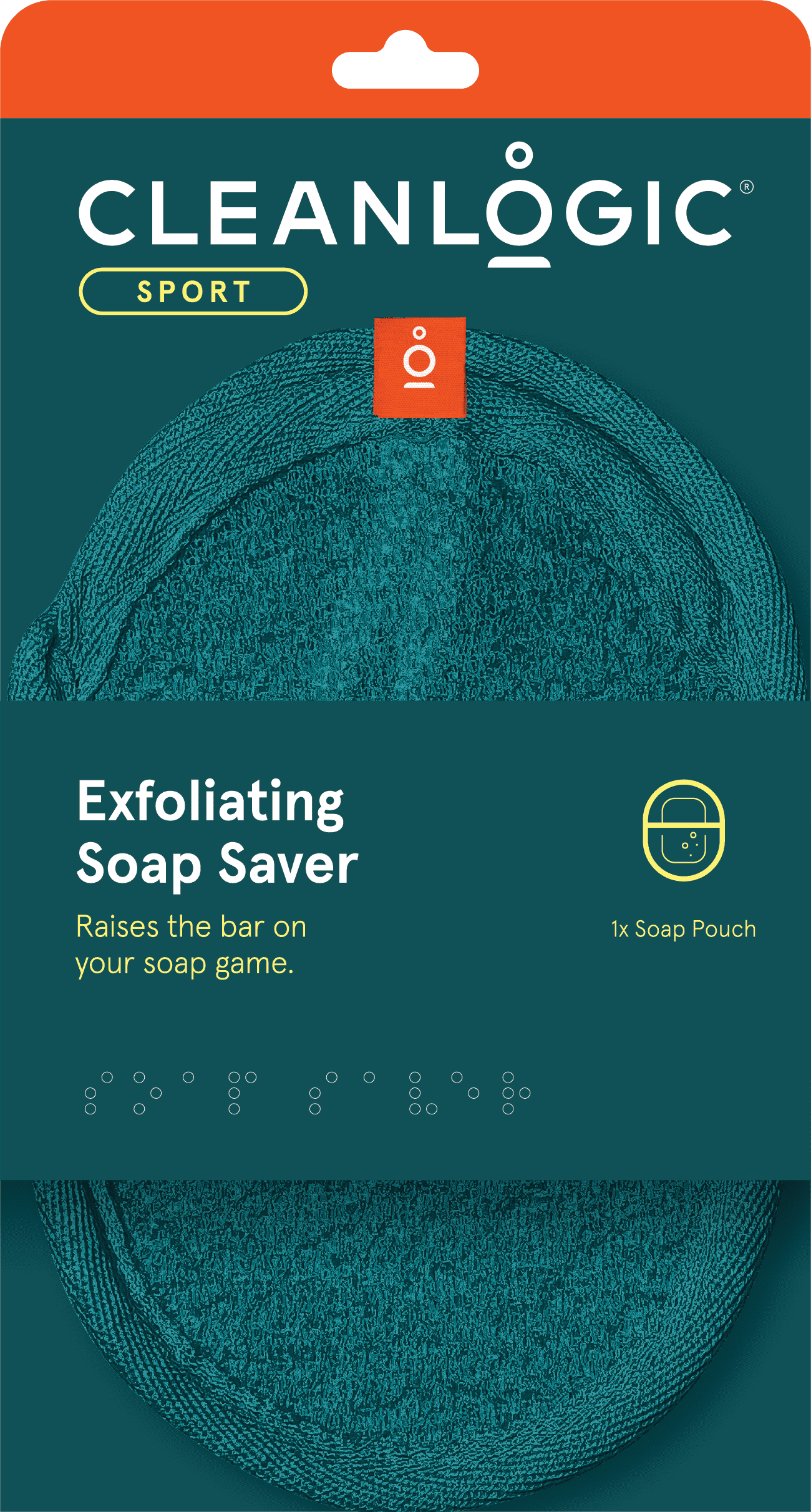 Cleanlogic Men Soap Saver, Exfoliating