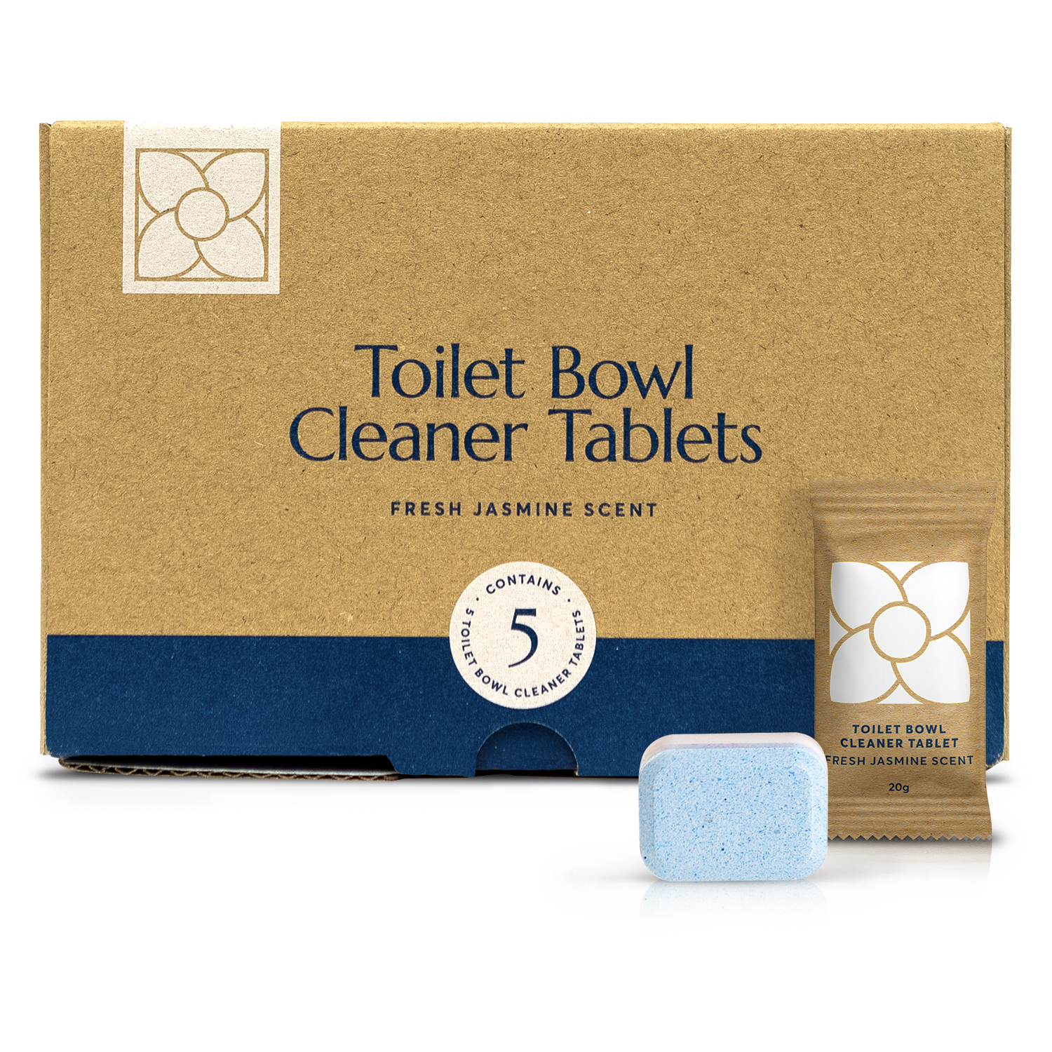 Cleanomic Toilet Bowl Cleaner Tablets (5 Pack) Toilet Tablets, Toilet