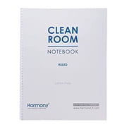 Cleanroom Note Book, College Ruled, Side Spiral, Latex-Free, 5.5" x 8.5", 100 Pages