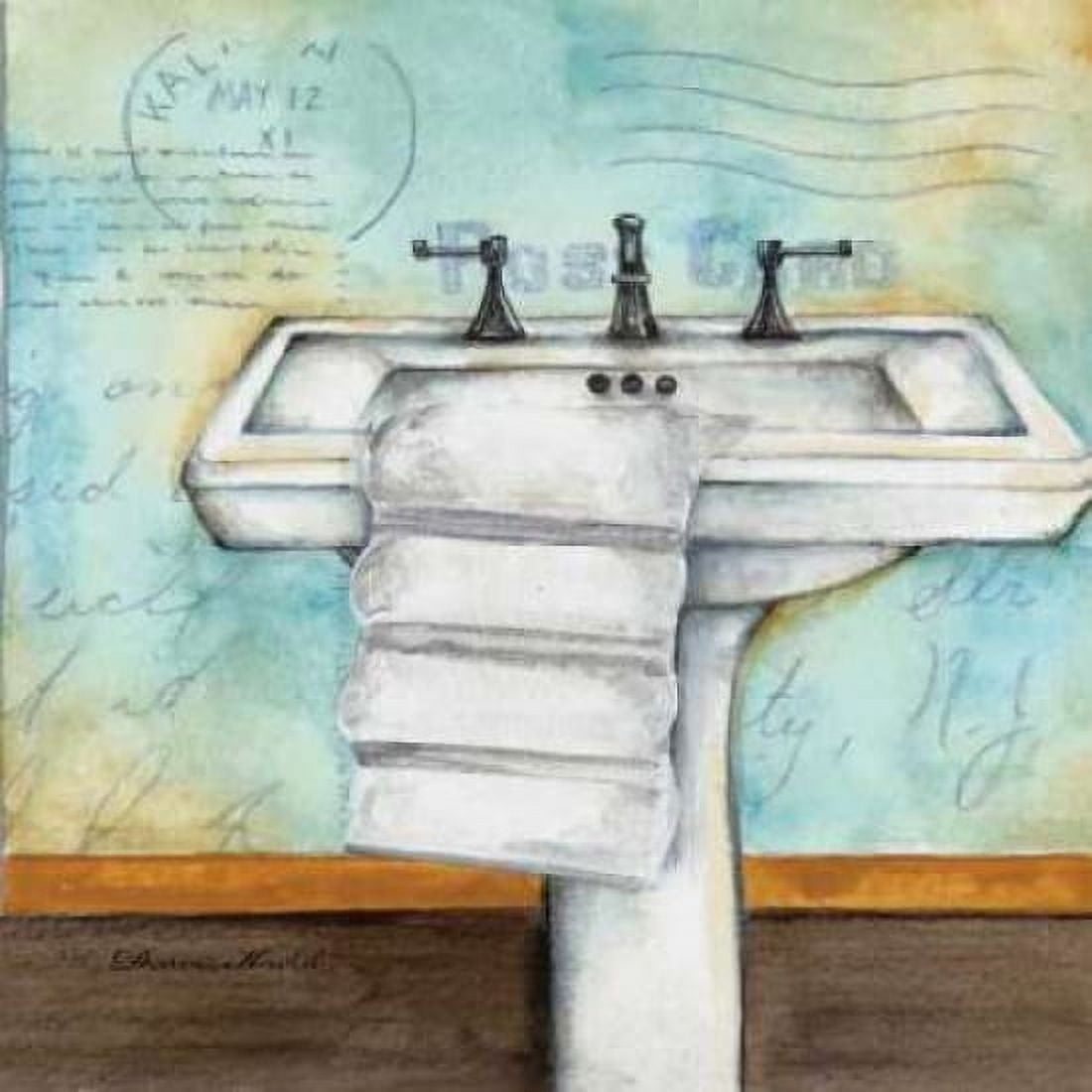 Cleanse Bath Canvas Art - Donna Knold (24 x 24)