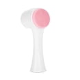 thumbnail image 1 of Cleansing Brush, Double Sided Clean & Exfoliating & Massage Soft, Silicon Face Pore Cleanse, Blackhead, Dry or Wet Multi-Purpose, 1 of 9