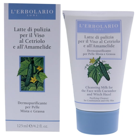 L'Erbolario Cleansing Milk - Cucumber and Witch Hazel