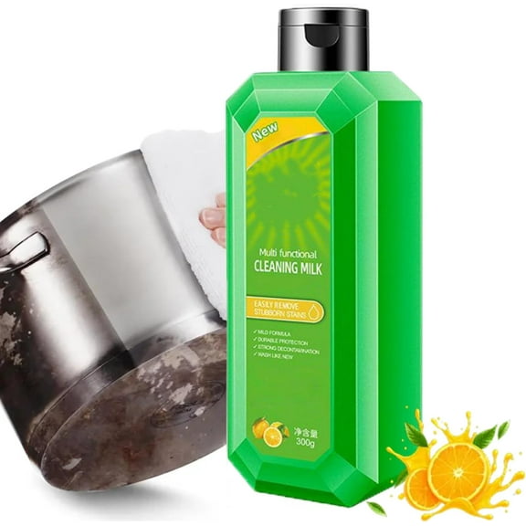 Cleansing Milk Household, 10.6 oz Powerful Cleaner Milk, Multi-scene Household Strong Decontamination Cleaning Milk