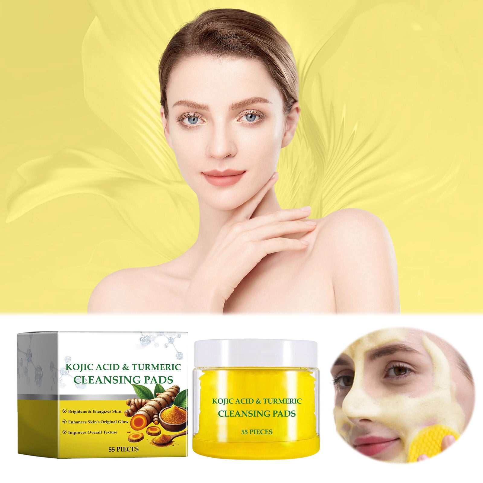 Cleansing Pads Gentle Cleansing Face Brightens And Nourishes The Skin