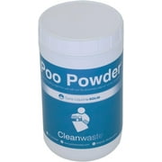 Cleanwaste Poo Powder Deodorizing Waste Treatment for Camping, Travel, Emergencies, Bulk container, 120 scoops